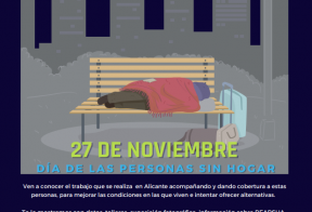 27 noviembre. Día de las personas sin hogar